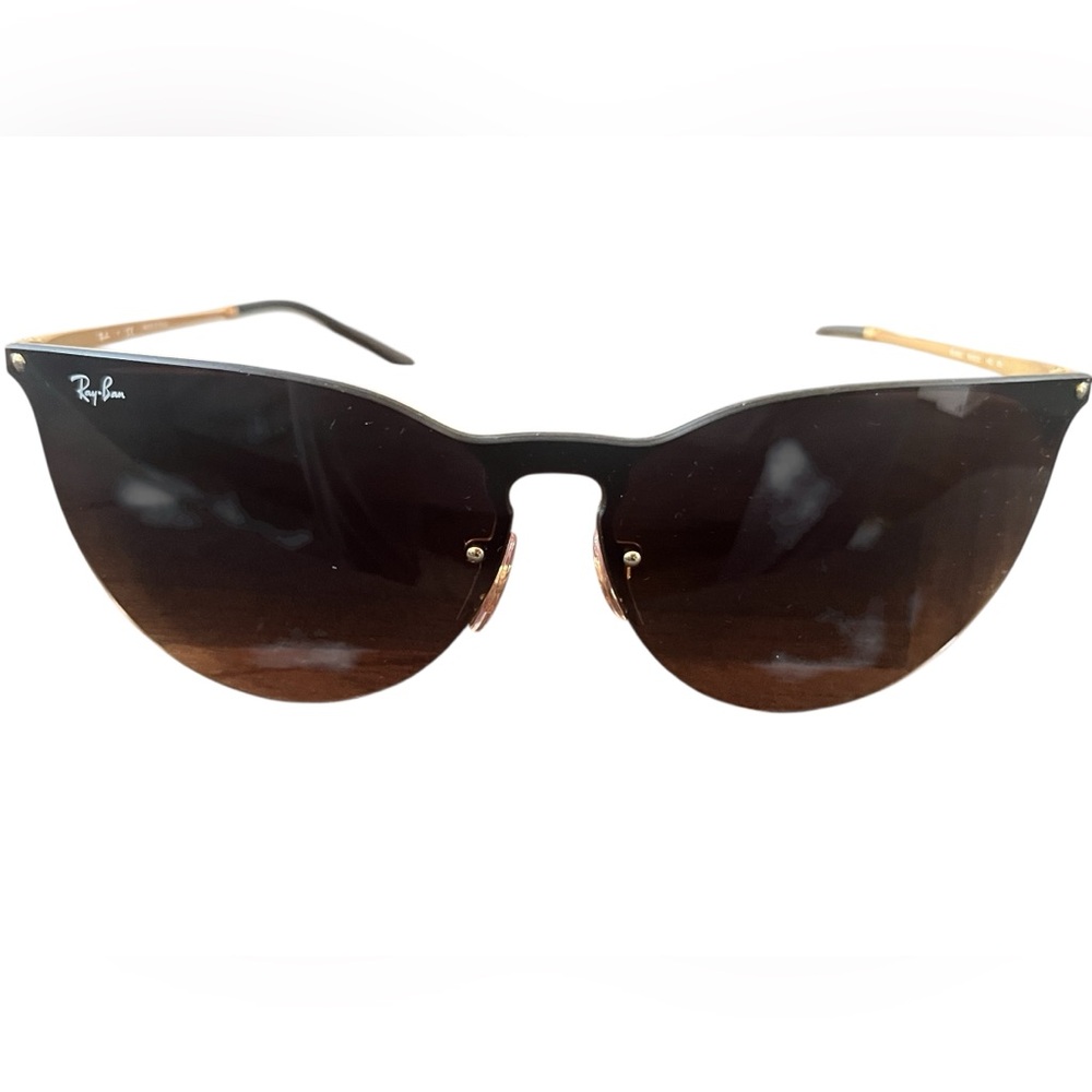 Ray-Ban Black and Gold Modern Sunglasses